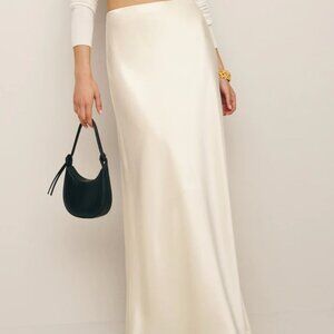REFORMATION Bella Silk Skirt Size Small